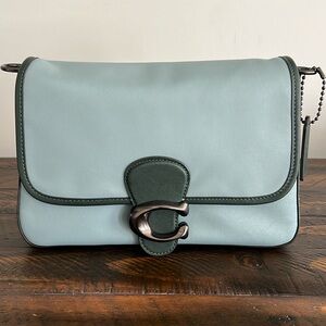 COACH Soft Tabby Shoulder Bag in Colorblock Sage, Like New